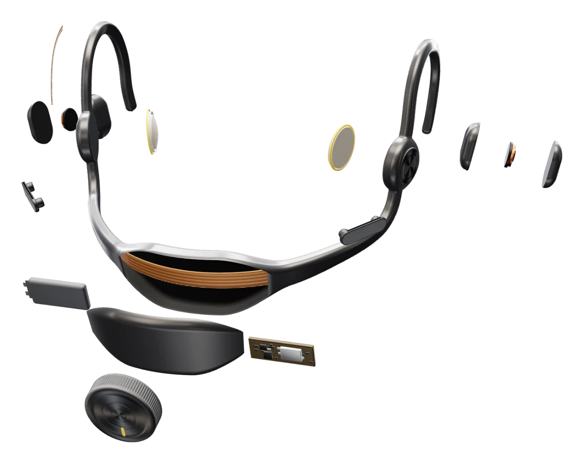 Concept render, exploded view