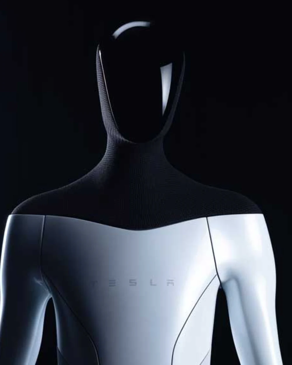 Tesla's 2021 render of the Tesla Bot, the humanoid robot that became Optimus